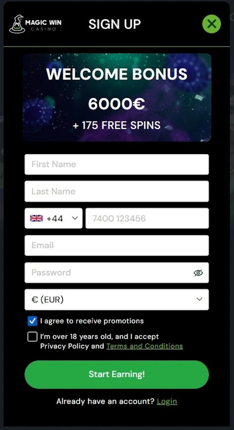 Discover magic win casino online